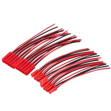 

Free Shipping 10Pairs 100mm 2 Pin Connector JST Plug Cable Male/Female For RC BEC Battery Helicopter DIY FPV Drone Quadcopter