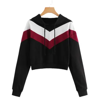 

Women Hoodies Sweatshirt Autumn Crop Top Long Sleeve Sweatshirt Hoodie Letter Print Pullover Top Sweatshirts coat women hoodies