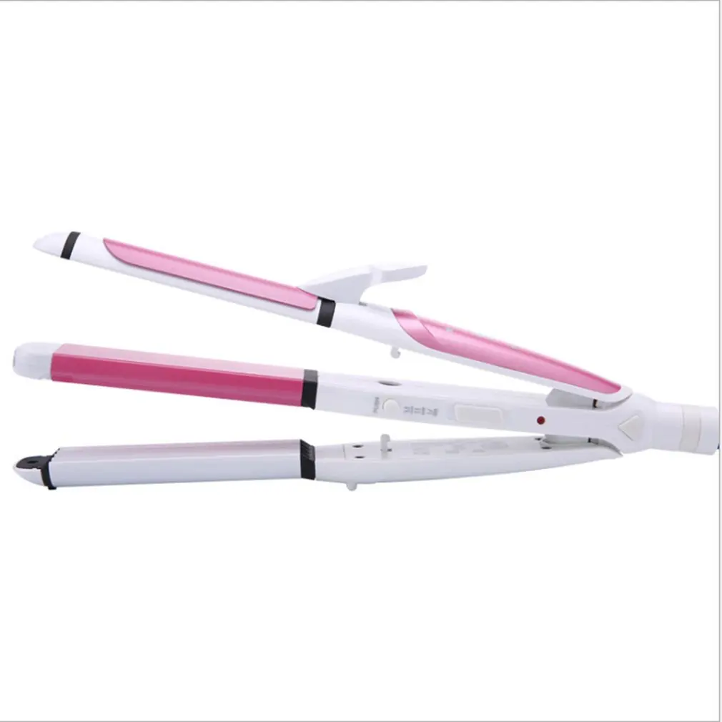 

Hair Curling Corrugated Flat Hair Curler styler Tool 3 In 1 Hair Styling