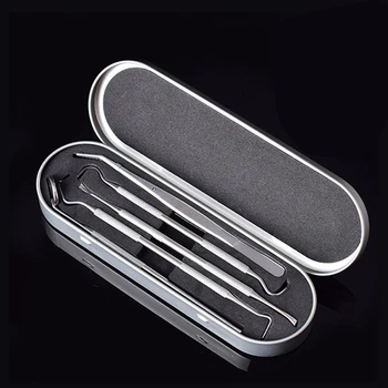 

De ntal Tools Professional Stainless Steel, 5-In-1 Oral Hygiene Set Oral Care Set with Mouth Mirror