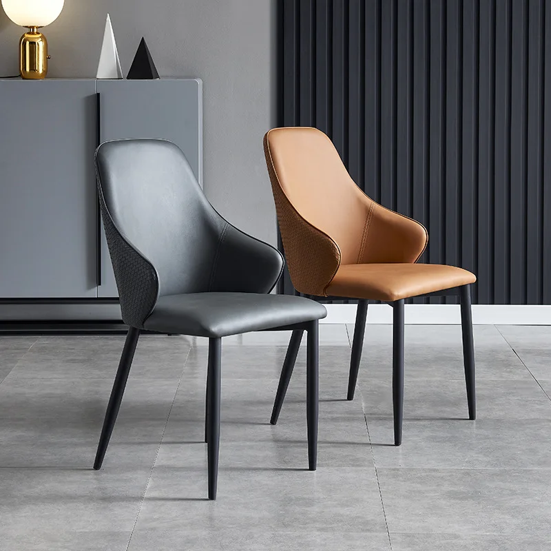 Soft Bag Dining Chair Light Luxury Style Household Simple Modern Study Stool Designer Nordic Chair Back Fashion Creativity