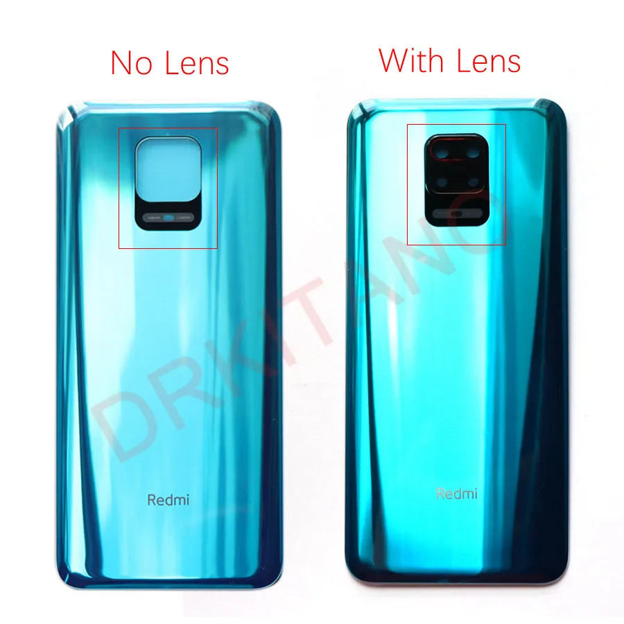 Для Xiaomi Redmi NOTE 9S сзади батарея стекло крышка задняя корпуса Корпус с объективом