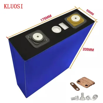 

US EU TAX FREE UPS or FedEx 1-8Pcs/Lot Deep Cycle 3.2V 200Ah LiFePo4 Battery 3C For Electric Golf Car Rechargeable Lithium ion