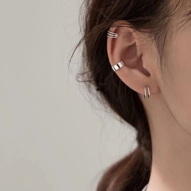 Helix Cartilage Conch Fake Without Piercing Cuff Earring Earcuff Wrap Rock Earring Cuff No Piercing Women Clip Adjustable