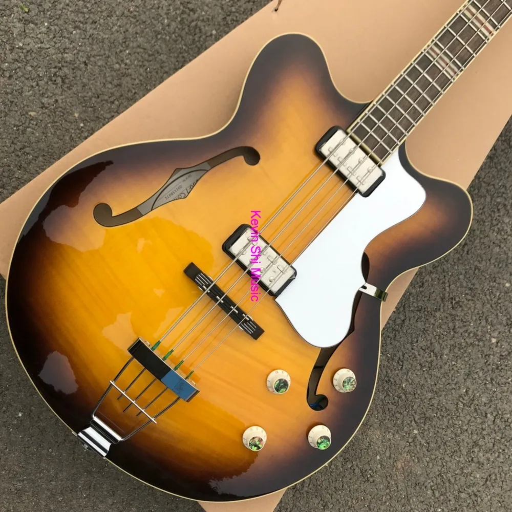 Тонкий корпус Hofner bass htc-500/7-SB Staple-top Tonabnehmer Германия импортное оборудование тонкая линия Hofner htc 500/7 электрический бас