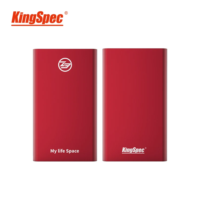 Внешний SSD KingSpec, 120 ГБ, 240 ГБ, портативный ssd, 500 Гб, 1 ТБ, внешний, фесолидный, с типом C, USB3.1, hdd для ноутбука, ПК, планшета - Цвет: Red