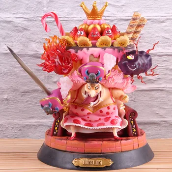 

Charlotte Linlin Big Mom Shanks Edward Newgate White Beard PVC Collectible Action Figure One Piece Model Toy Anime GK Statues