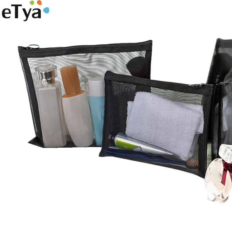 

eTya Men Travel Earphone Charger Accessories Bags Women Cosmetic Makeup Toiletry Brush Towel Wash Packing Organizer Set Bag Case
