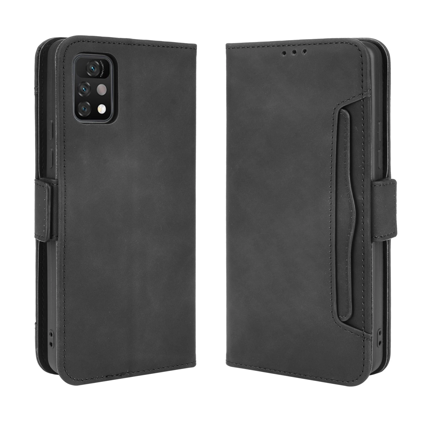 Aroepurt Flip Cover Compatibile con UMIDIGI A11 PRO Max Custodia Case Cover + Morbido Pellicola Protettiva [Funzione Staffa] LLB-ZONG
