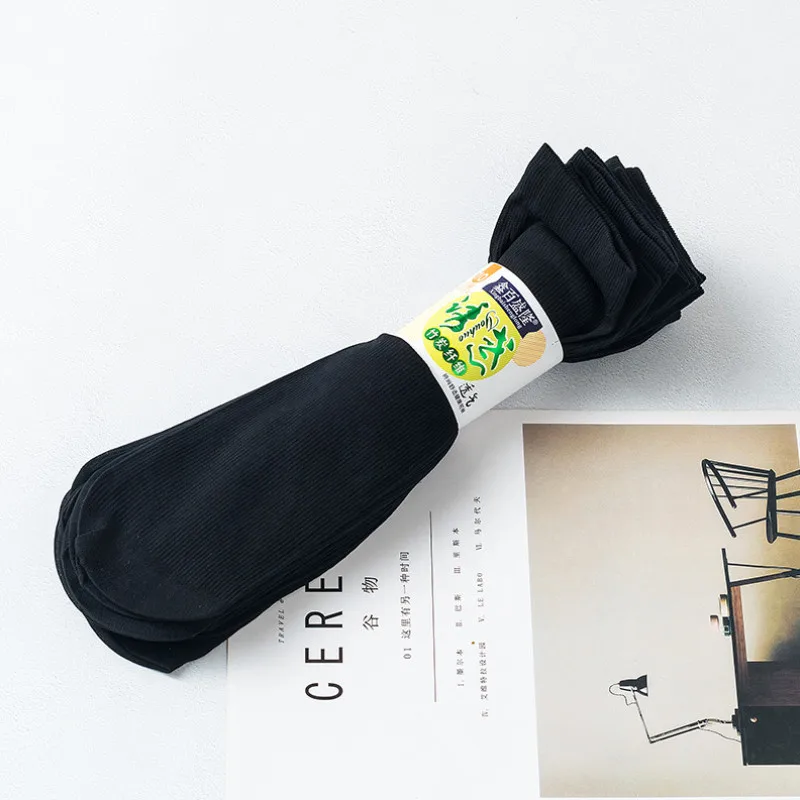 10 пар мужские Летние бамбуковые носки тонкие высококачественные бизнес мерсеризованные классные носки Мужские дышащие компрессионные подарки для мужчин 33 - Цвет: 03