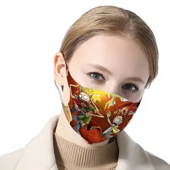 

3d Printer Rick And Morty Filter Air Mask Custom Female/male Breathable Mask Rick Et Morty Pin Ladies/mens Mouth Mask
