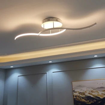 

Surface Mounted Matte Black Finished Modern led Chandelier for dining room kitchen Room Shop Home Deco New Arrival Chandelier