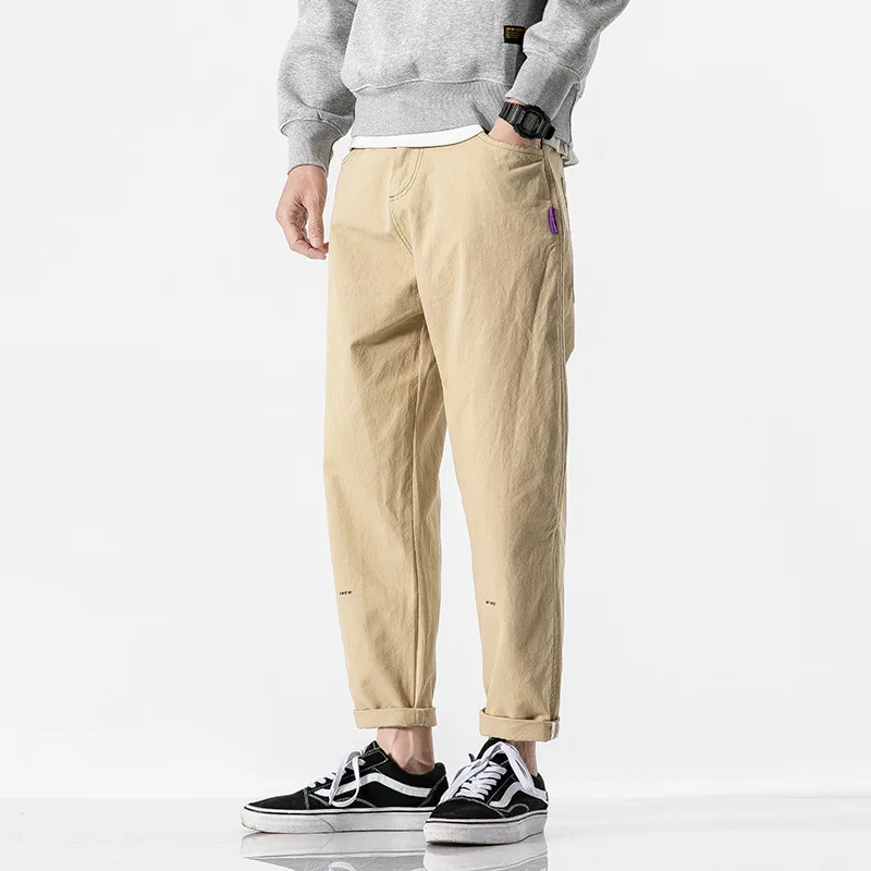 

City Where the Product 2020 Spring New Style Four Colors Basic Casual Pants Solid Color Popular Brand Straight-Cut Popular Brand