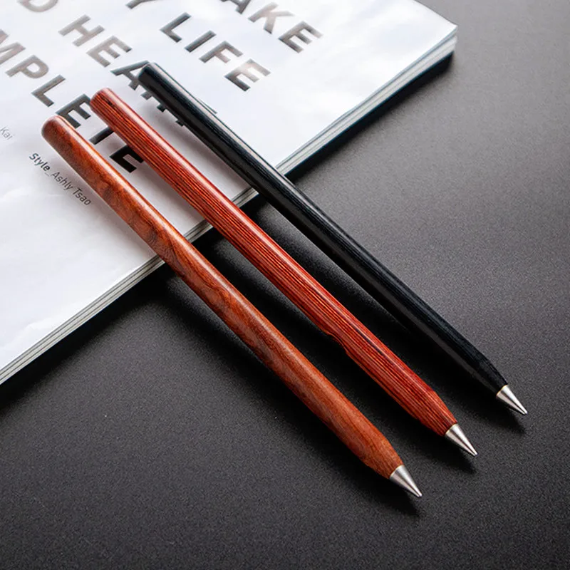 Lápiz de madera eterno sin tinta, bolígrafo de Firma de escritura ilimitado, suministros de arte respetuosos con el medio ambiente, suministro de lápices escolares