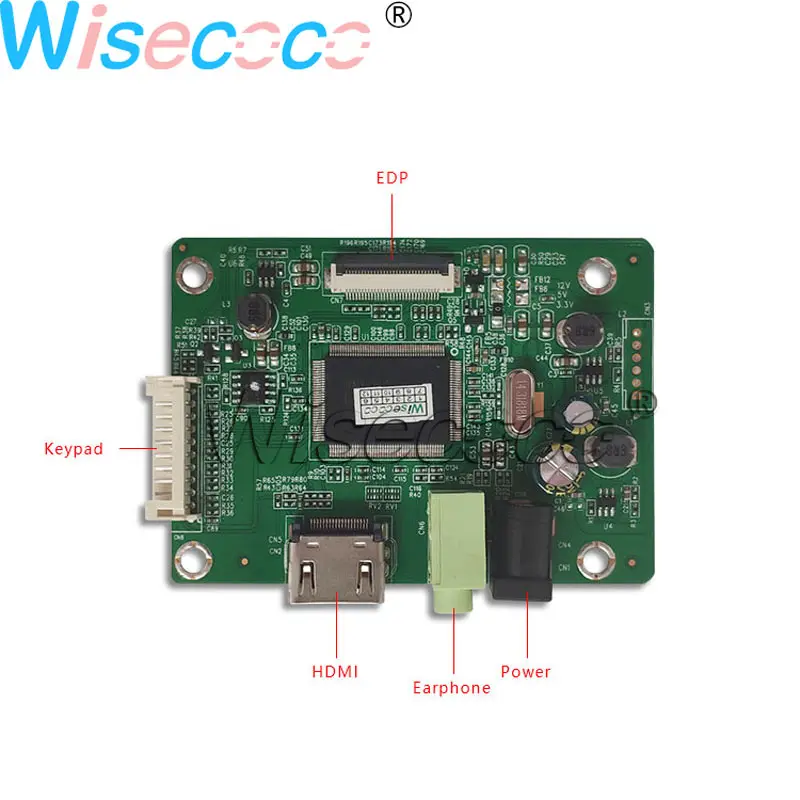 Wisecoco 10,1 дюйма 1920 × 1200 ips 30 контактов ЖК-экран 650 нит высокая яркость eDP HDMI Плата контроллера для DIY проекта