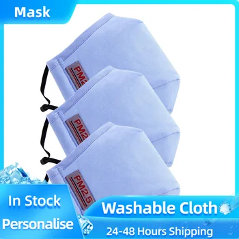 

2/3 Pcs Cotton Pm2.5 Mouth Mask Reusable Windproof Mouth-muffle Windproof Foggy Haze Pollution Unisex Face Mask Mascarillas