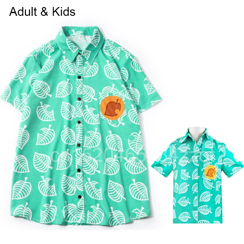 Animal Crossing T Shirt Tom Nook Cosplay Costume Short Sleeves Shirt for Kids Men Women Top Cosplay Costume Buttons Shirt Animal Crossing T Shirt Tom Nook Cosplay Costume Short Sleeves Shirt for Kids Men Women Top Cosplay Costume Buttons Shirt