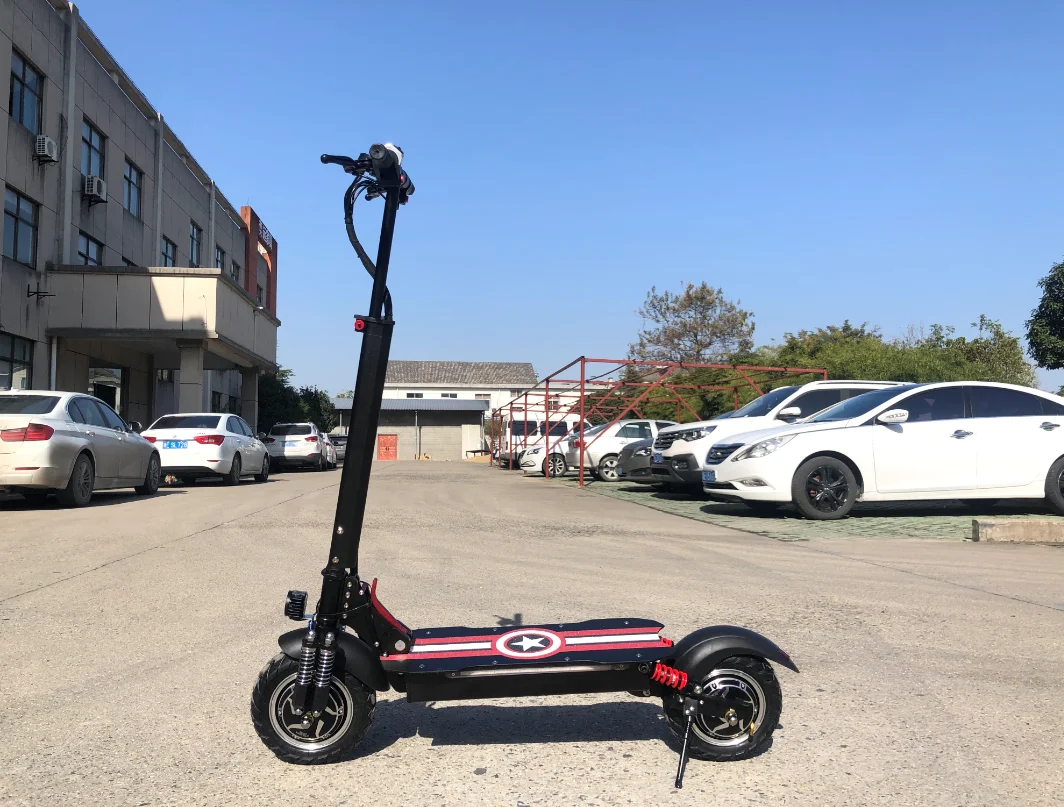 2000W Electric Scooter 48V 20A New Folding Adult E Scooter 10inch Dual Enging Strong Electric Skateboard Highpower Scooter