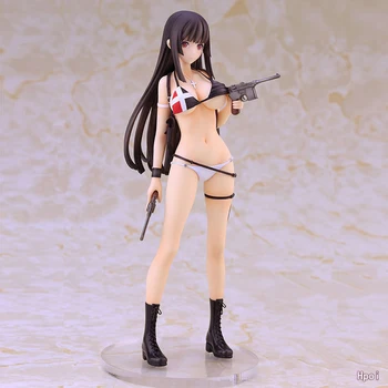 

22cm Alphamax Skytube Tony Sexy girls PVC action Figure japanese Anime gun girl adult Collectible figurine Doll Toys gift figure