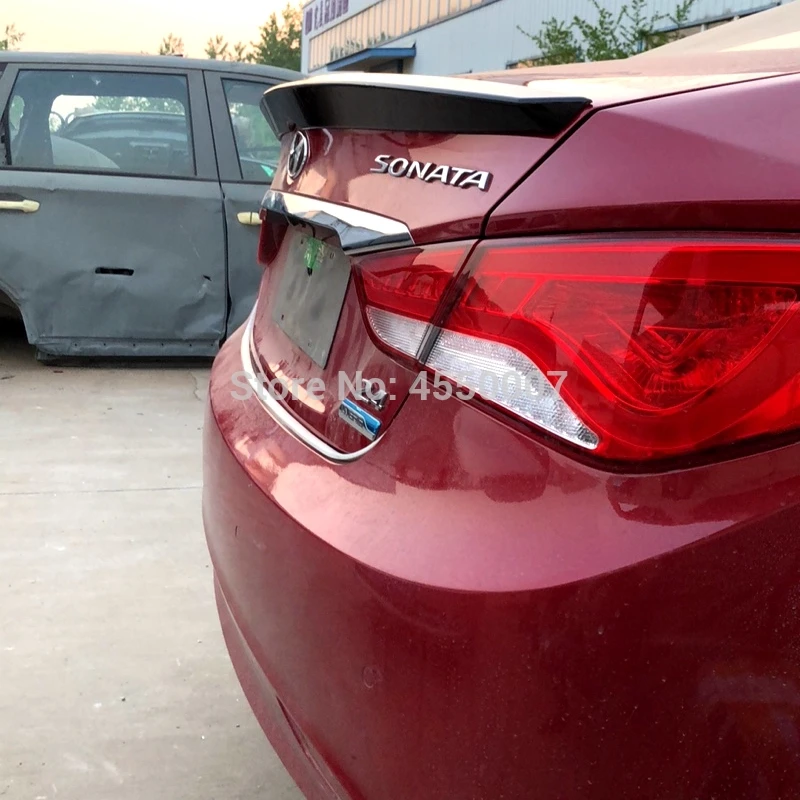 

UBUYUWANT For Hyundai Sonata 8 2011 2012 2013 Sedan Spoiler High quality ABS material Rear wing spoiler for Hyundai Sonata 8