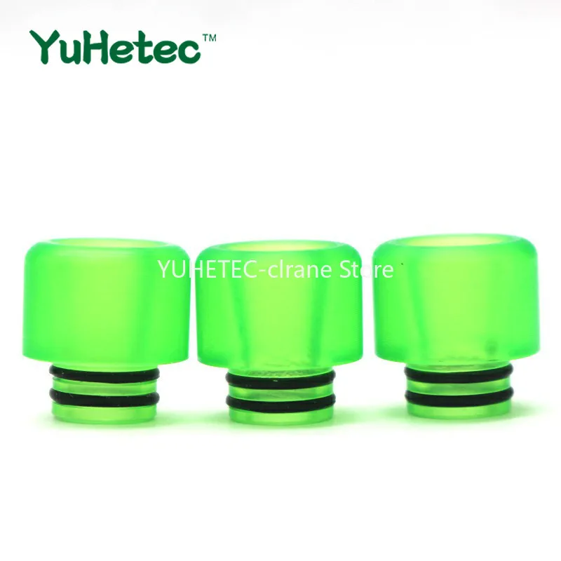 

1PCS YUHETEC green Acrylic 510 Drip Vape Drip Tips for 510 Thread RTA RDTA Atomizer as MELO3 MINI baby prince