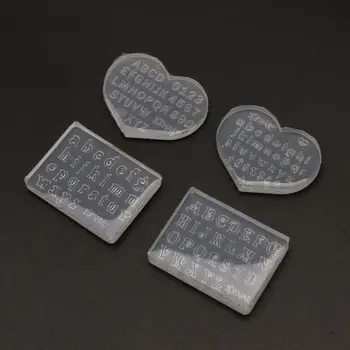 

2Pcs 3mm Small Numbers Letters Mold Resin Message Fillings Making Jewelry Making