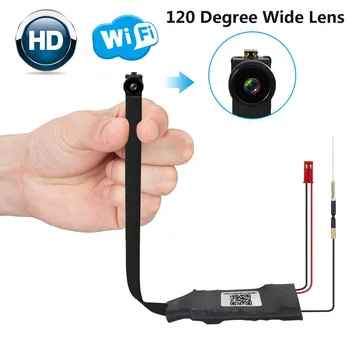 

HD 1080P DIY Mini Camera 120 Degree Wide Angle Portable WiFi IP P2P Wireless Micro Webcam Camcorder Video Recorder Remote View