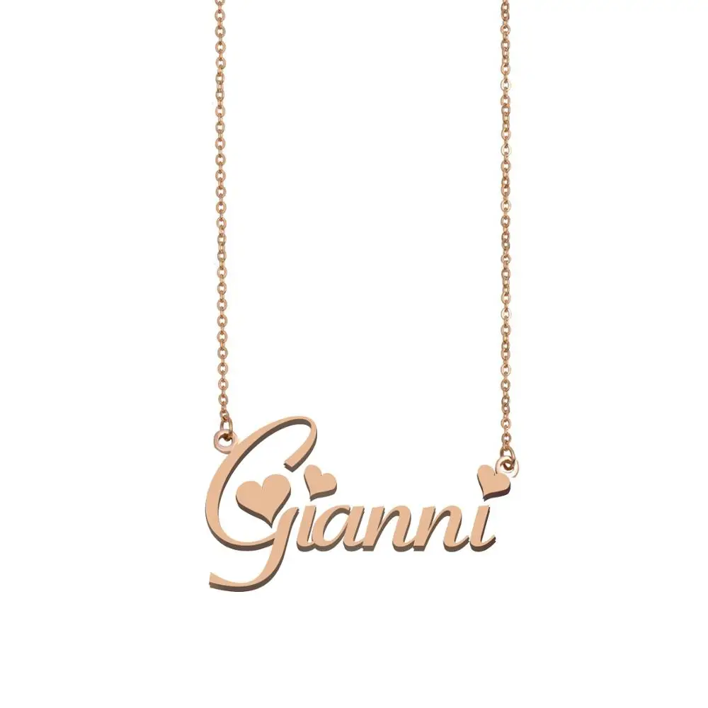 Gianni Name Necklace , Custom Name 
