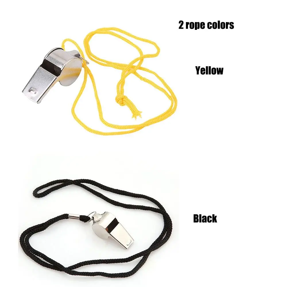 Referee Sport Rugby Soccer Football Basketball Stainless Steel Whistles Cheerleaders Cheerleading Tool Metal Whistle