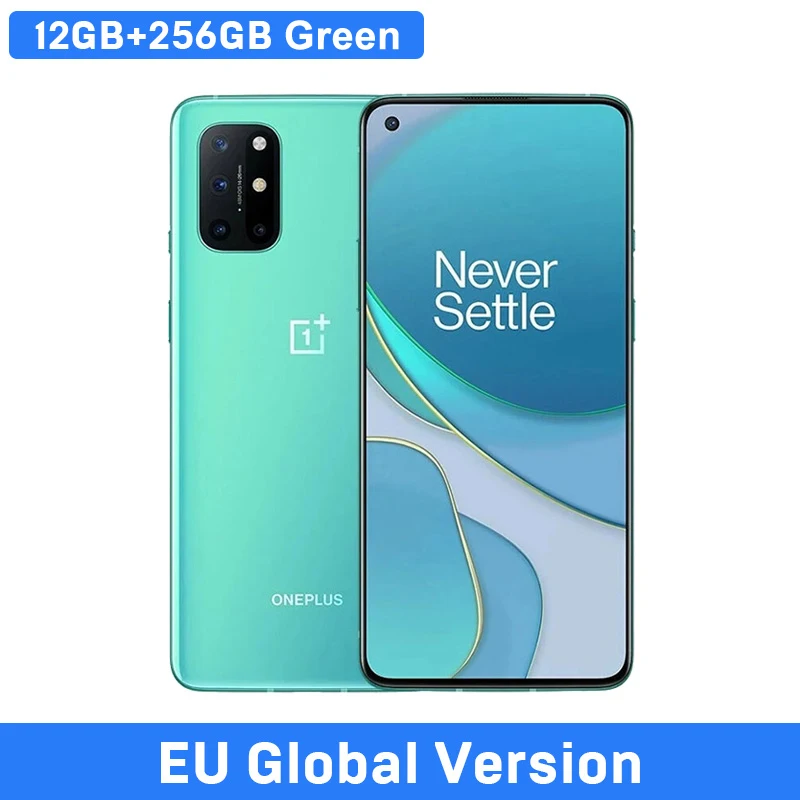 Global Version OnePlus 8T 5G Smartphone Snapdragon 865 48MP Camera 120Hz AMOLED Fluid Screen 65W Fast Charging NFC Mobile Phone oneplus new cell phone OnePlus