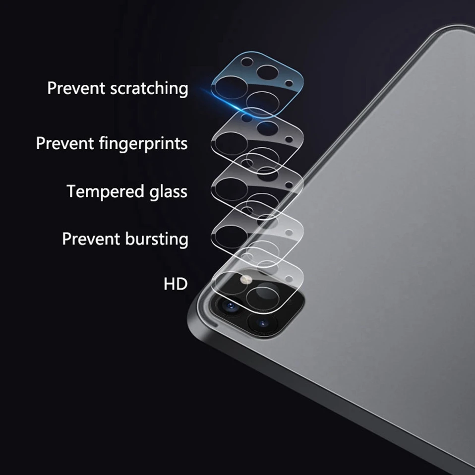 with 2 Pack Tempered Glass Scratch Resistance 4 Pack Alignment Frame 2020 Apple Pencil&Face ID Compatible 2 Pack Camera Lens Protector, LϟK Screen Protector for iPad Pro 11 inch