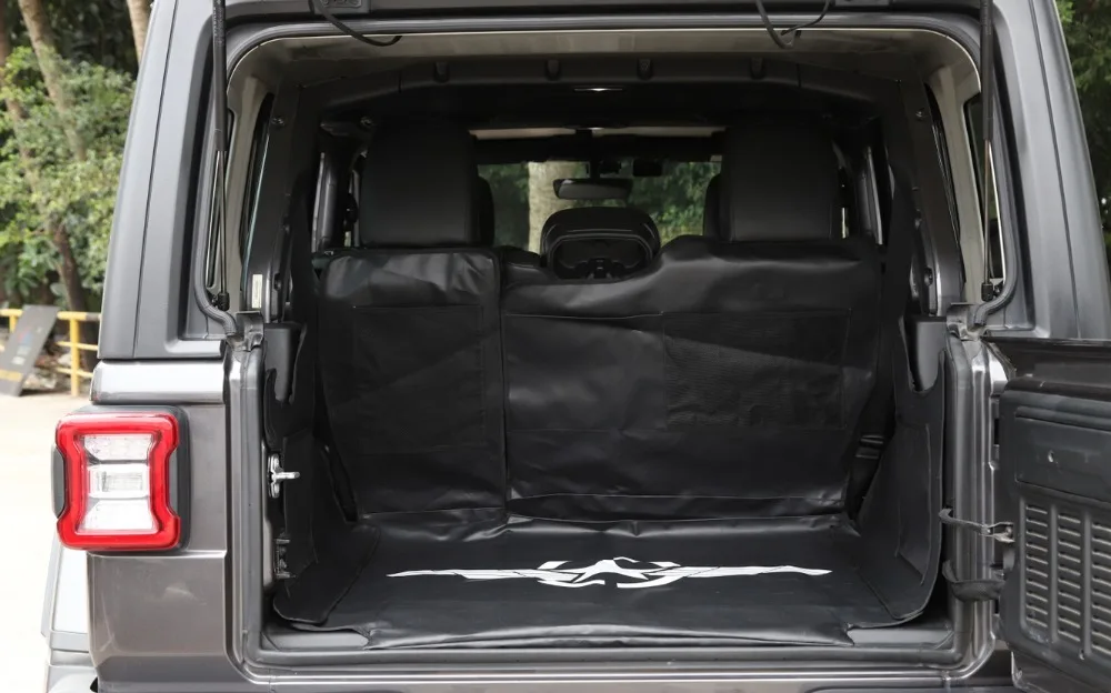 Водонепроницаемый коврик для сиденья для домашних животных гамак для Jeep Wrangler JL 4-дверный полный брюки карго Защитная крышка с сумкой для хранения аксессуары