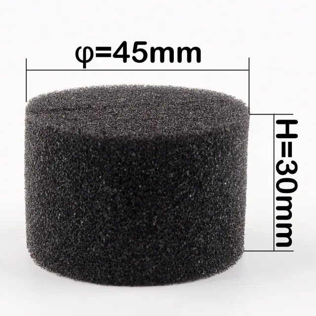 Dia 45 by 30mm Black