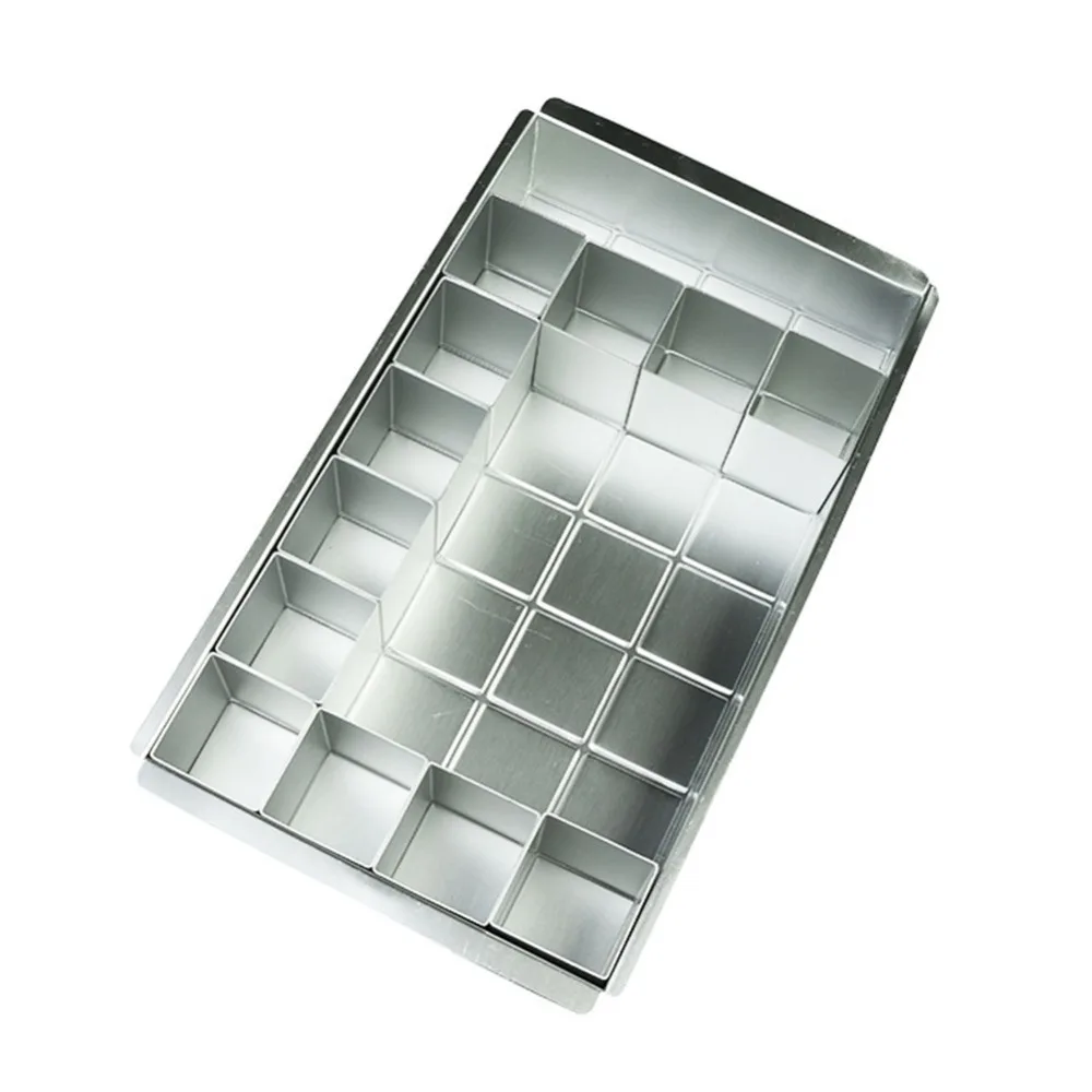 

1Set Aluminum DIY Cake Mold Alphabet Number Baking Pan For Chiffon Dessert Mousse Kitchen Bakeware Accessories