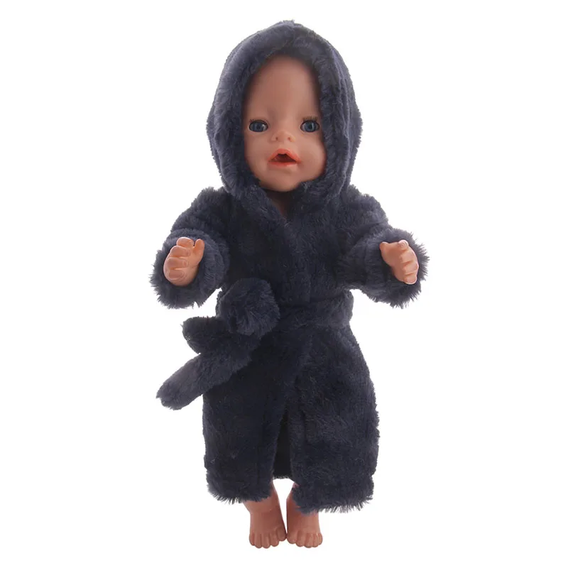 Black Series Skirt Sweater Fashion Fit 18-Inch American Doll And 43cm Reborn Baby Doll, Our Generation, Christmas Gifts For Girl 16