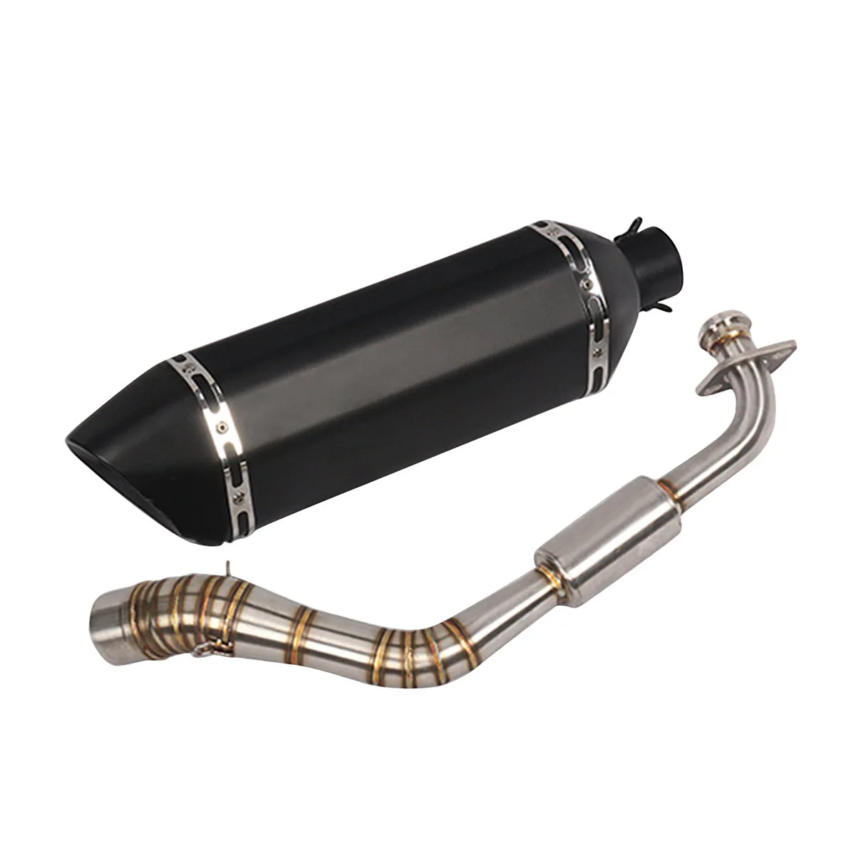 

For Yamaha NVX125 NVX155 NVX 155 125 Aerox155 Motorcycle Exhaust Front system Slip on pipe with Akrapovic Exhaust Muffler Escape