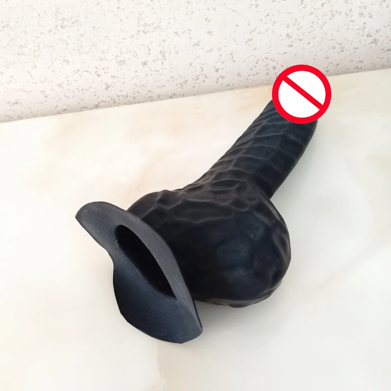 Latex Black or Transparent Penis Sheath Fetish Rubber Condom Cover S-LA107