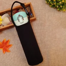 750 мл изотермическая чашка крышка от бутылки Кофе кружка с длинными рукавами большой Ёмкость наружная защита Нескользящие дорожные Съемный ремень Портативный