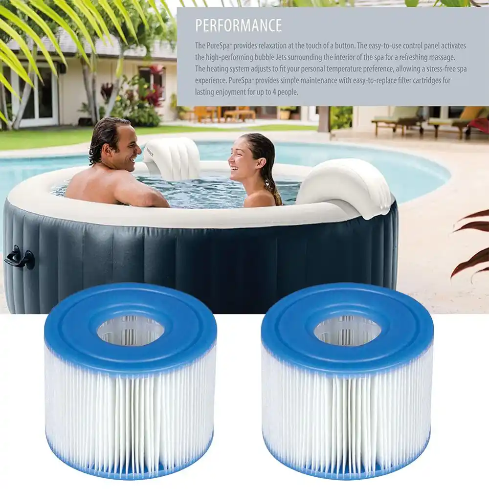 filtro de piscina inflable adecuado para 29001e purespa s intex purespas1filtro de piscina elemento de filtro de limpieza de piscina