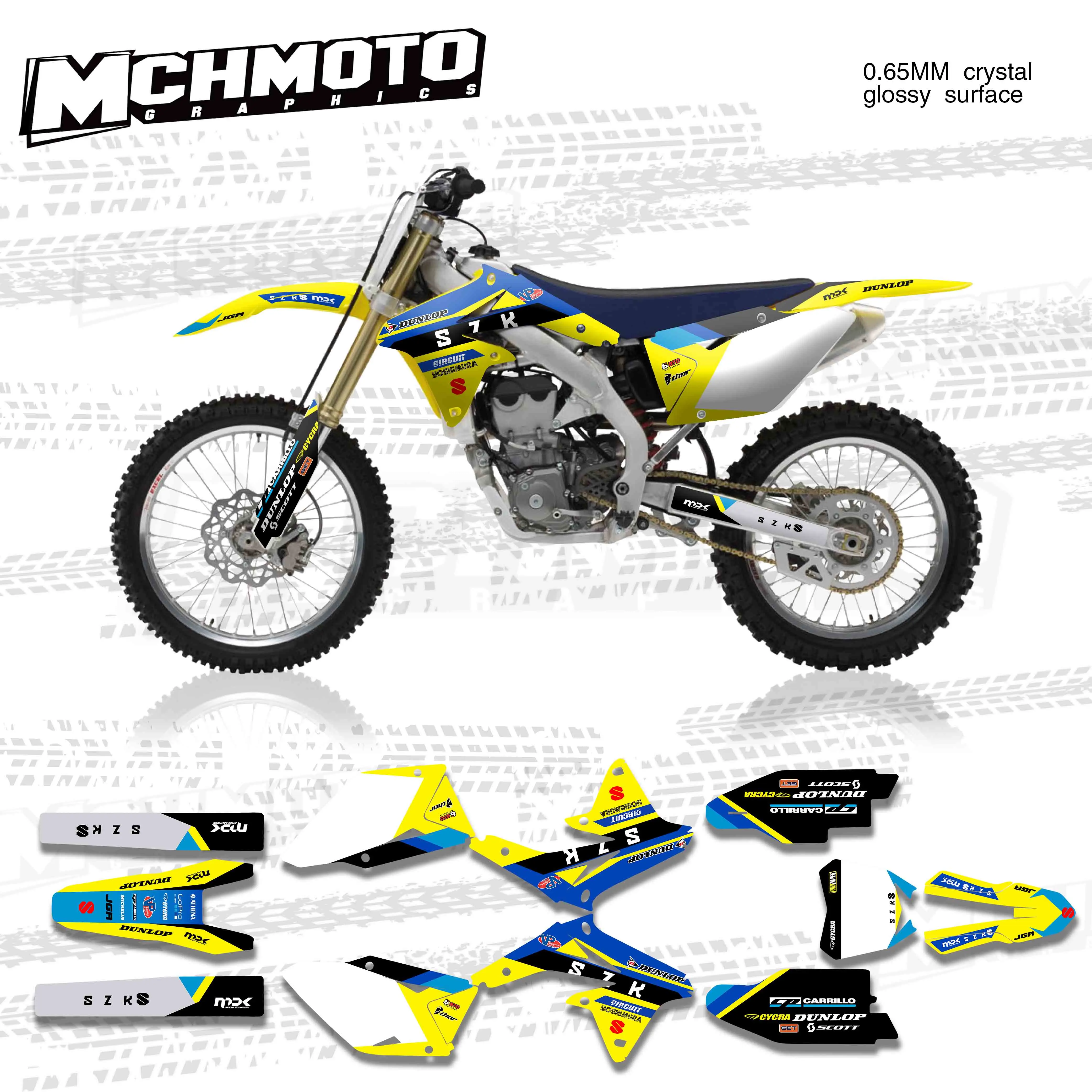 Графика MCHMFG для Suzuki 08-17RMZ450 2008 2009 2010 2011 2012 2013 2014 2015 2016 2017 Graphics | Автомобили и