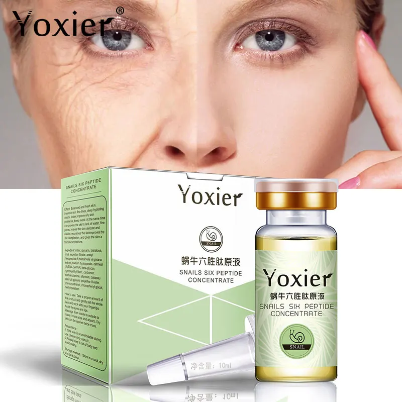 Yoxier анти-старения улитки шесть пептидный концентрат уход за лицом увлажненитель