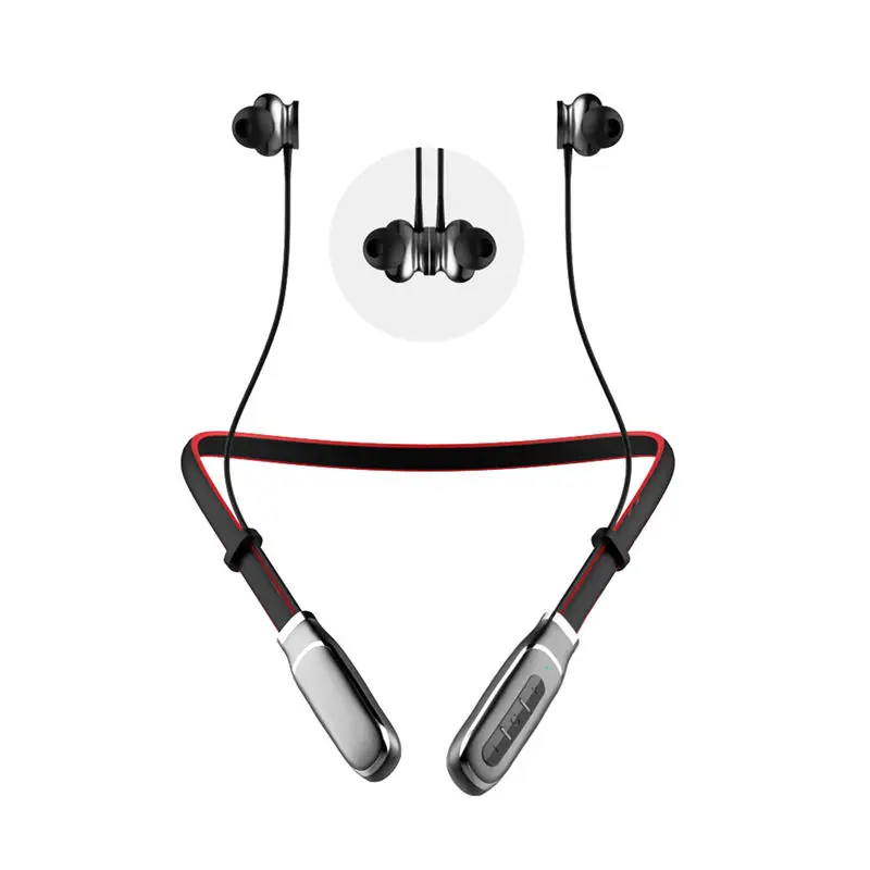 Bluetooth наушники, Спортивные Беспроводные наушники, bluetooth-гарнитура с защитой от пота, басовые наушники с микрофоном для Iphone, Xiaomi