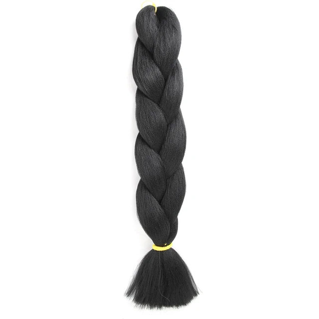 Natifah Jumbo Braiding Hair For Afro Curls Jumbo Box Braids Hair Kanekalon For Hair Afro Extensions Braids Synthetic Fake Hair 1