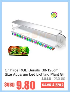 Chihiros A-Series светодиодный светильник для аквариума, светильник для выращивания растений с крышкой, светильник для аквариума, 5730 светодиодный светильник с регулятором яркости
