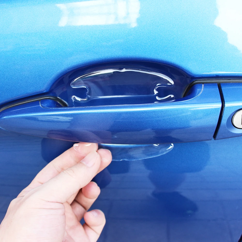 Автомобильный Стайлинг прозрачная защитная пленка на дверную ручку утолщенные