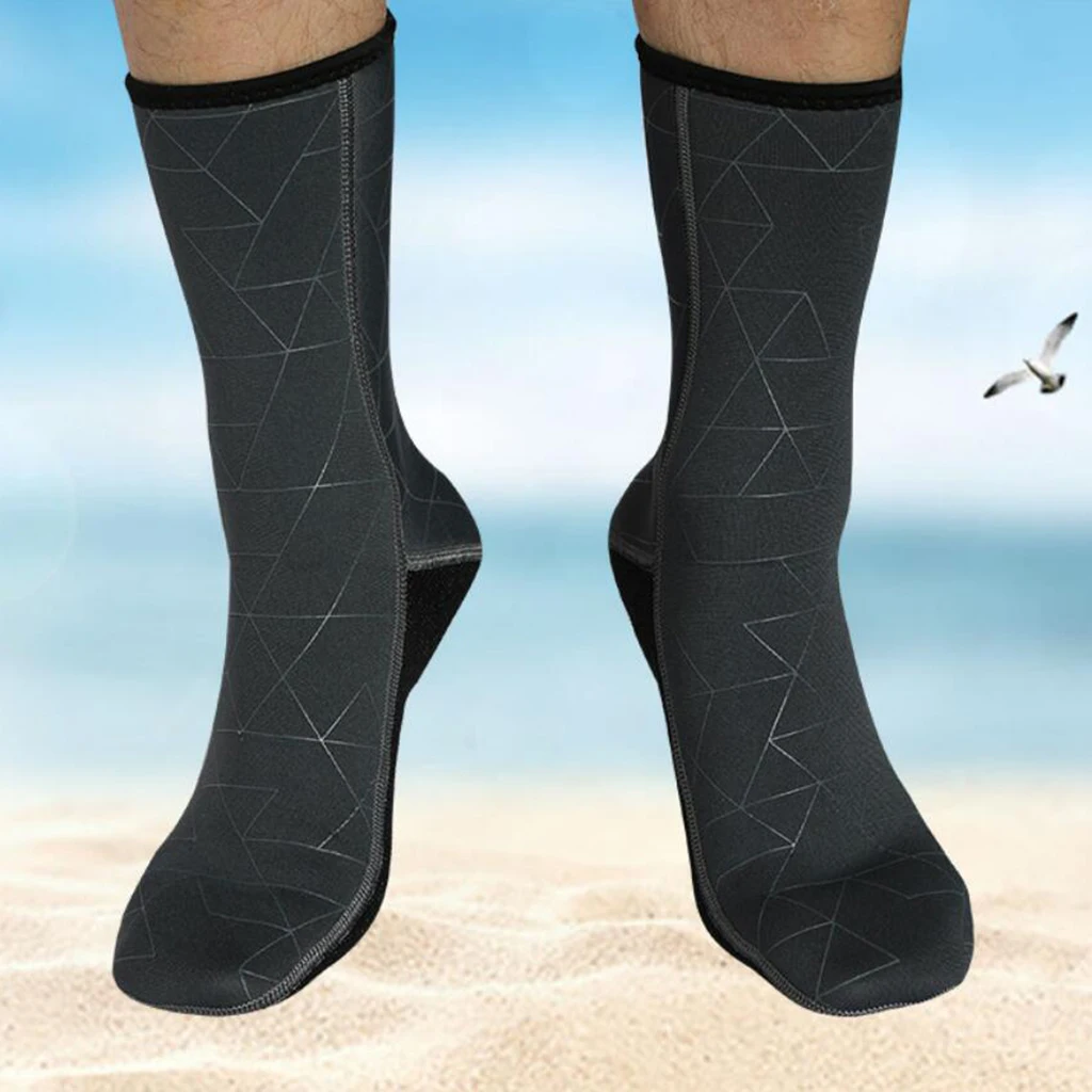3mm Women Men Diving Scuba Surfing Water Sports Sock Non-slip Swim Wetsuit Socks Sox Fins Flippers Snorkelling Boots S/M/L/XL