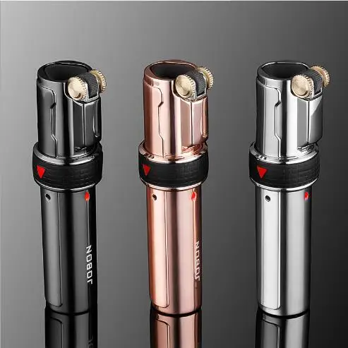 Оригинальная металлическая Бутановая газовая зажигалка jobon ветрозащитная