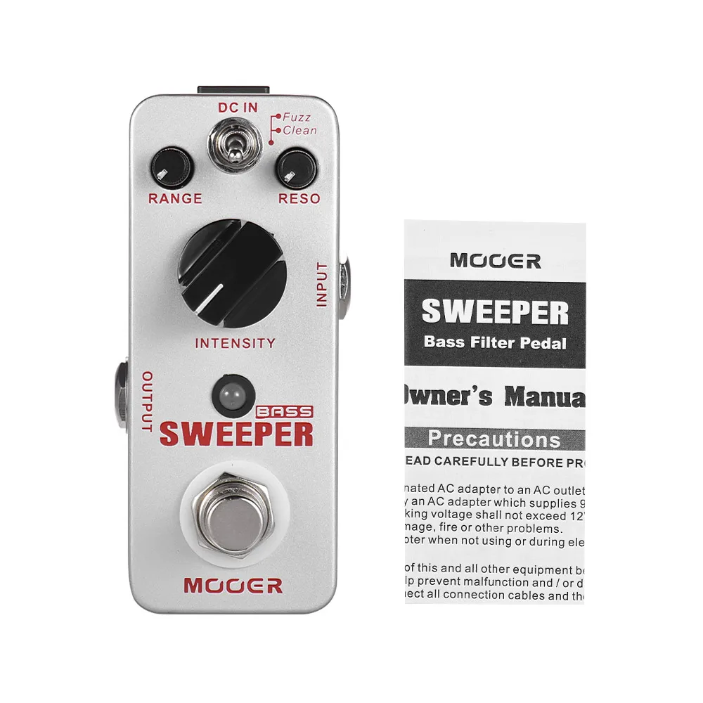 MOOER SWEEPER Bass Guitar Filter Effect Pedal True Bypass Full Metal Shell For Accessories | Спорт и развлечения