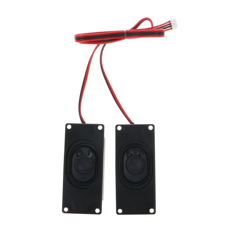 2pcs 3070 Advertising Lcd Tv Speakers Loudspeaker 4 Ohm 3w Rectangle