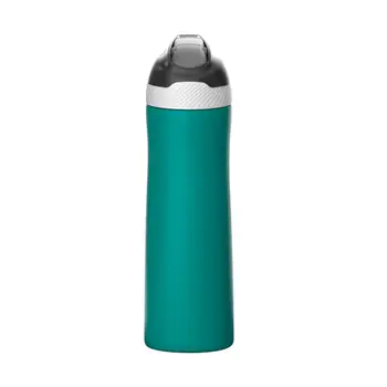 

FEIJIAN Premium Stainless steel Double Wall Vacuum Insulated Straw lid water bottle 550ml Deep Green with Flask Thermos